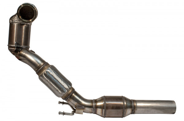 HJS Downpipe VW Polo VI GTI 2.0l, ø 76mm, 90811165, mit ECE