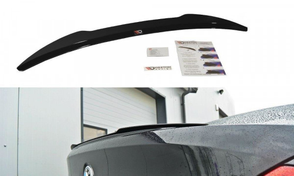 Spoiler CAP passend für BMW M6 E63 schwarz Hochglanz