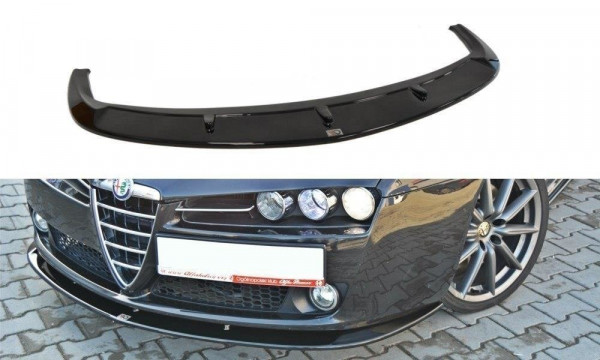 Front Ansatz für v.2 ALFA ROMEO 159 schwarz Hochglanz