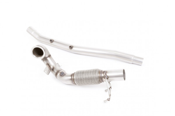 Milltek SSXVW510 Large-bore Downpipe and De-cat - Audi S3 2.0 TFSI quattro Sportback 8V.2 (GPF Equi