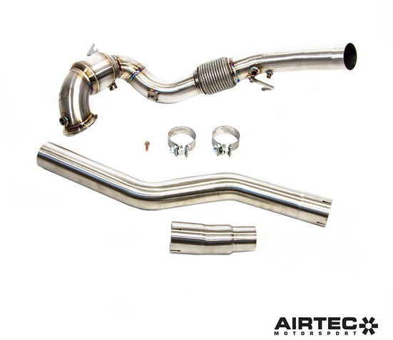 AIRTEC Motorsport Downpipe mit 200 Cell Sports Kat für VW Golf 8R