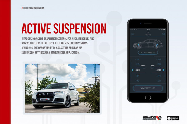 Milltek SSXAU669 Active Suspension Control - Bentley Bentayga V8 Diesel (2016 - 2022)