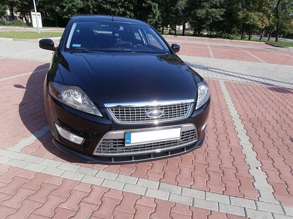 Front Ansatz für FORD MONDEO MK4 vor Facelift schwarz Hochglanz