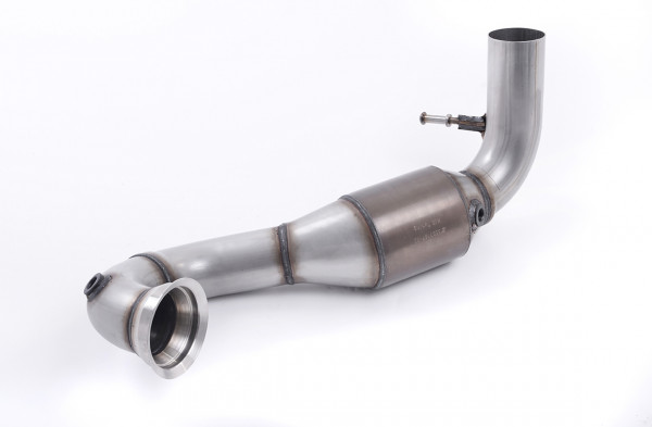 Milltek SSXMZ116 Large Bore Downpipe and Hi-Flow Sports Cat - Mercedes A-Class A45 AMG 2.0 Turbo (W