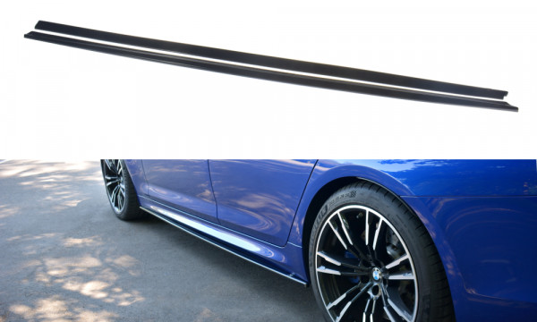 Seitenschweller Ansatz passend für BMW M5 F90 schwarz Hochglanz