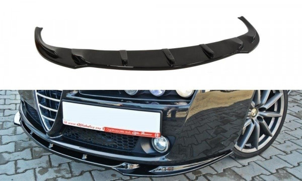 Front Ansatz für v.1 ALFA ROMEO 159 schwarz Hochglanz
