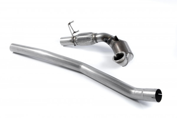Milltek SSXVW283 Large Bore Downpipe and Hi-Flow Sports Cat - Volkswagen Golf MK7.5 GTi (Non Perfor