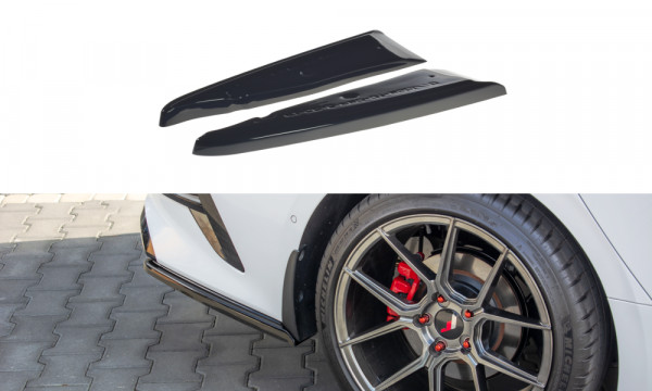 Heck Ansatz Flaps Diffusor passend für Kia ProCeed GT Mk3 schwarz Hochglanz