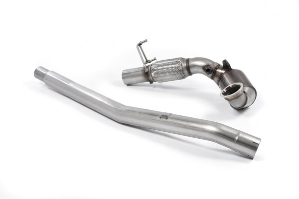 Milltek SSXVW398 Large Bore Downpipe and Hi-Flow Sports Cat - Volkswagen Jetta Mk7 (MQB) GLi 2.0T (