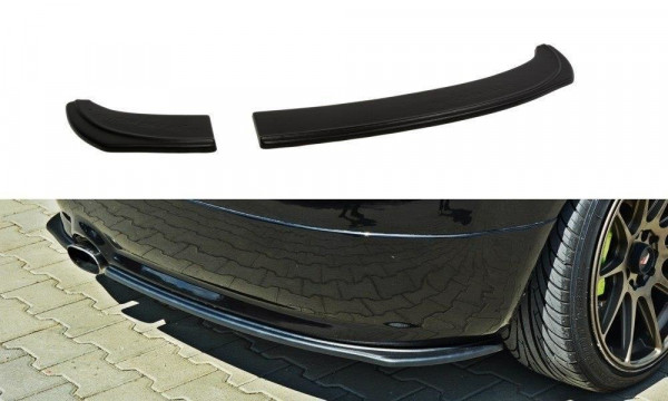 Hinten Splitter Skoda Fabia RS Mk1 schwarz Hochglanz