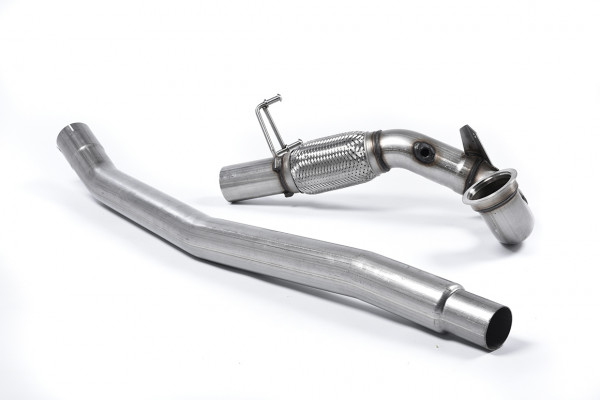 Milltek SSXVW348 Large-bore Downpipe and De-cat - Audi A3 2.0 TFSI quattro Sedan 8V (US-only) (2014