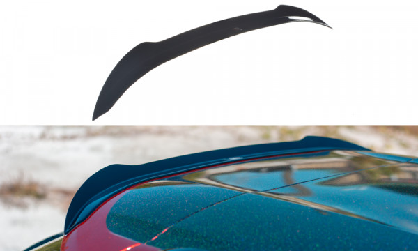Spoiler CAP passend für Peugeot 508 Mk2 SW schwarz Hochglanz