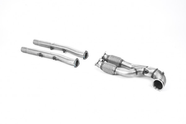 Milltek SSXAU897 Large-bore Downpipe and De-cat - Audi RSQ3 2.5T Sportback & SUV (OPF/GPF Equipped