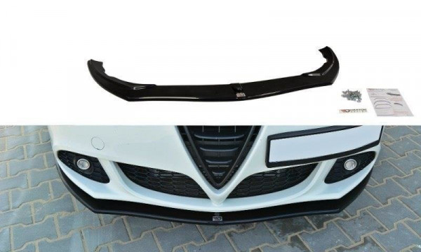 Front Ansatz für v.1 Alfa Romeo Giulietta schwarz Hochglanz