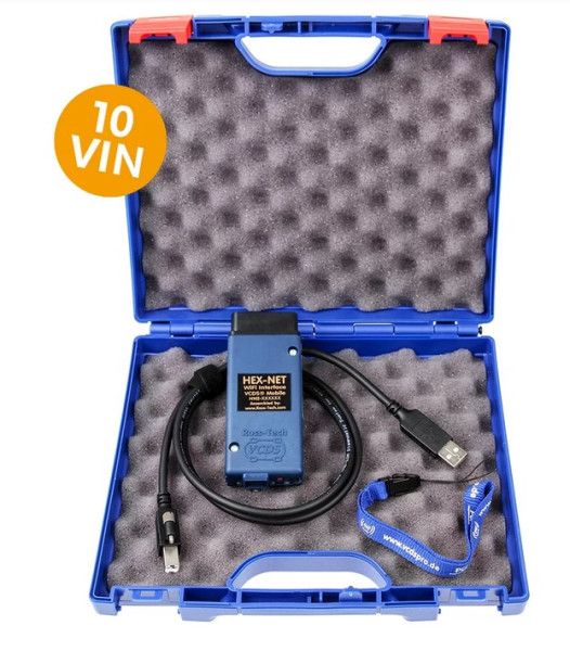 VAG Diagnose System Ross-Tech HEX-NET Basiskit VCDS mit Koffer, 11025