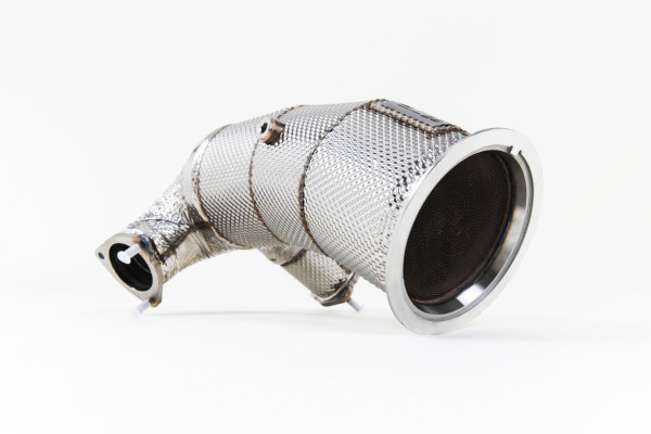 Milltek SSXAU725 HJS Tuning ECE Downpipes - Audi S4 3.0 Turbo V6 B9 - Saloon/Sedan & Avant (Non Spo