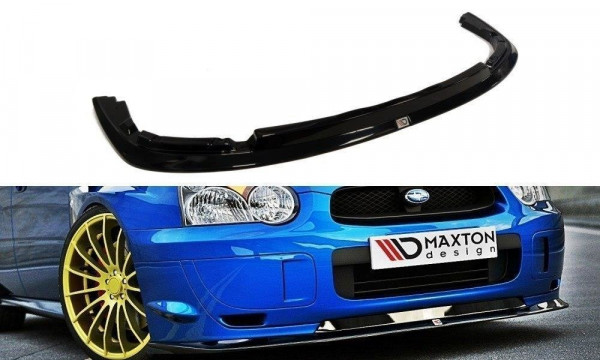 Front Ansatz für Subaru Impreza WRX STI (BLOBEYE) schwarz Hochglanz