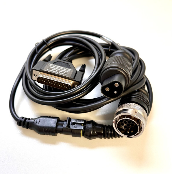 DimSport Traktor Deutz/Same diagnostic connector 19 pin + 3 pin plug power supply, F32GN060A