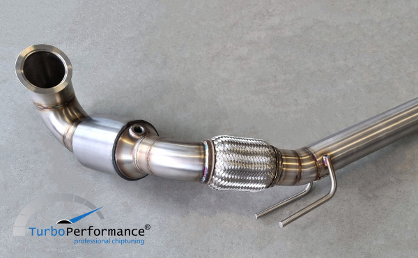 TurboPerformance ECE Downpipe für VAG 1.8 - 2.0 TFSI/TSI Modelle mit Frontantrieb