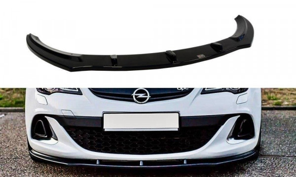 Front Ansatz für OPEL ASTRA J OPC / VXR v.1 schwarz Hochglanz