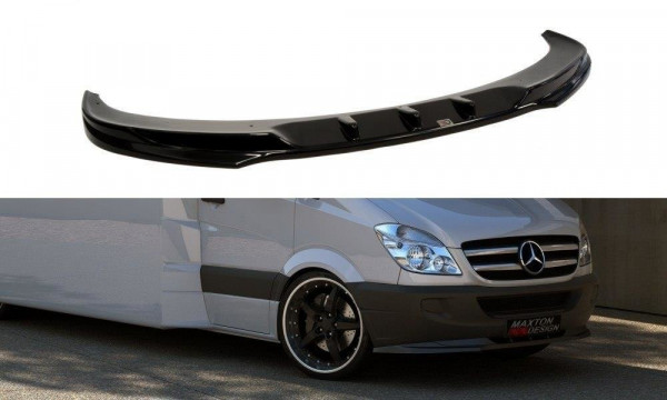 Front Ansatz für Mercedes Sprinter Mk2 schwarz Hochglanz