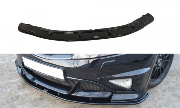 Front Ansatz für HONDA CIVIC VIII TYPE R GP schwarz Hochglanz