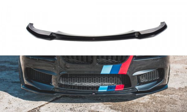 Front Ansatz V.2 passend für BMW M6 F06 Gran Coupe schwarz Hochglanz