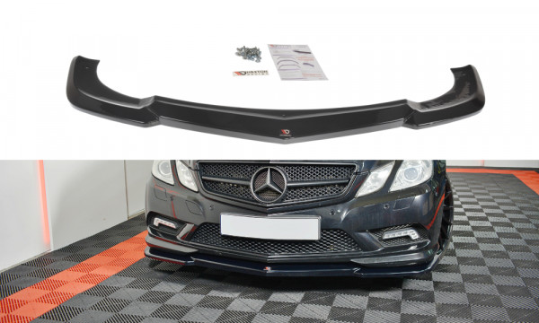 Front Ansatz passend für Mercedes-Benz E-Klasse W207 Coupe AMG-Line schwarz Hochglanz