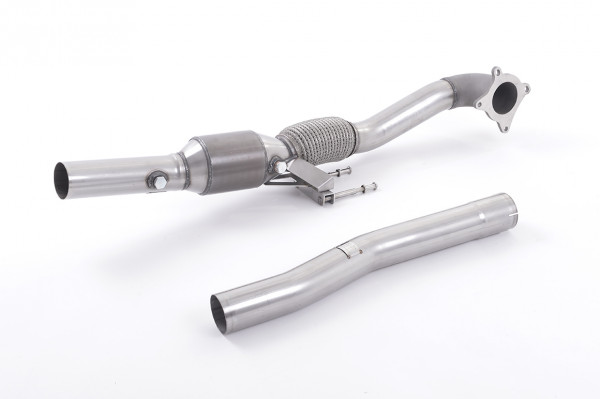 Milltek SSXAU312 Large Bore Downpipe and Hi-Flow Sports Cat - Volkswagen Golf Mk5 GTi 2.0T FSI (200