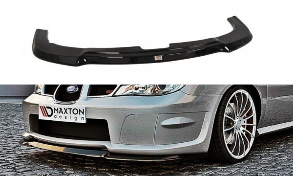 Front Ansatz für Subaru Impreza WRX STI (HAWKEYE) schwarz Hochglanz