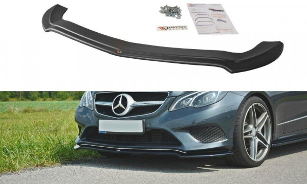 Front Ansatz für V.1 Mercedes E W212 schwarz Hochglanz