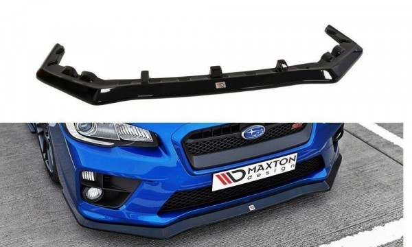 Front Ansatz für Subaru Impreza MK4 WRX STI V.1 schwarz Hochglanz