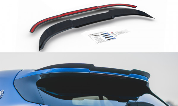 Spoiler CAP passend für BMW X2 F39 M-Paket schwarz Hochglanz
