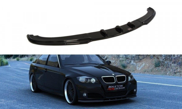 Front Ansatz für V.1 BMW 3er E90 / E91 Facelift schwarz Hochglanz