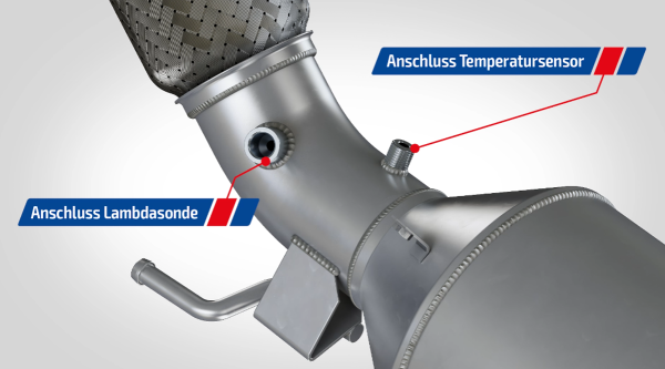 HJS Downpipe VW Golf 8 R, Audi A3 IV / Q2 / TT III/TT S III/SQ2 