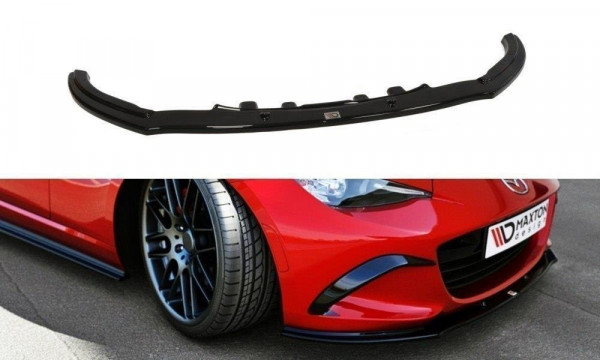 Front Ansatz für v.1 Mazda MX-5 IV schwarz Hochglanz