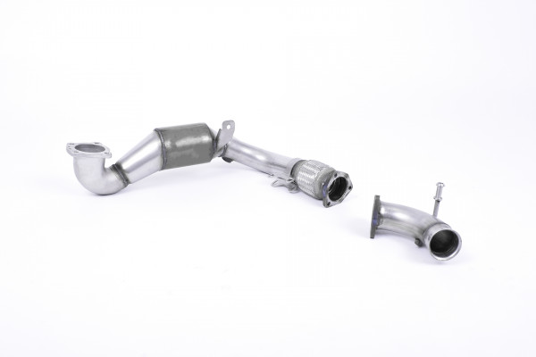 Milltek SSXFD236 Cast Downpipe with Race Cat - Ford Fiesta Mk8 1.0T EcoBoost ST-Line 3 & 5 Door (No