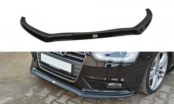 Front Diffuser V.2 Audi A4 B8 FL schwarz Hochglanz