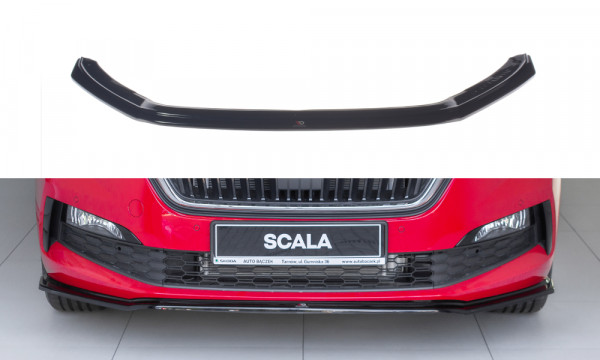 Front Ansatz V.3 passend für Skoda Scala schwarz Hochglanz