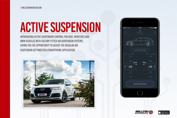 Milltek SSXAU669 Active Suspension Control - Audi Q7 3.0TDI (218 & 272PS) 4M (2016 - 2022)