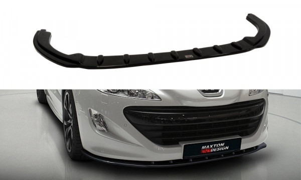 Front Ansatz für V.1 PEUGEOT RCZ schwarz Hochglanz