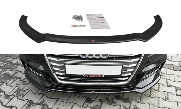 Front Ansatz für V.2 Audi S3 / A3 S-Line 8V FL schwarz Hochglanz