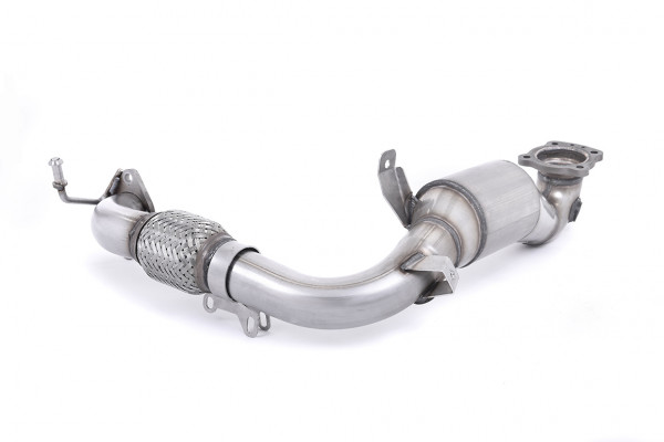 Milltek SSXFD102 Large Bore Downpipe and Hi-Flow Sports Cat - Ford Fiesta Mk7/Mk7.5 1.0T EcoBoost (