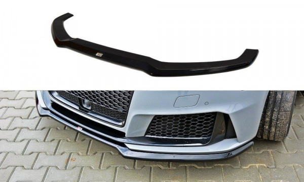 Front Ansatz für V.1 Audi RS3 8V Sportback schwarz Hochglanz