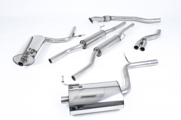 Milltek SSXAU514 Cat-back Dual 100mm GT100 - Audi A4 2.0 TFSI B7 quattro and DTM (2005 - 2008)