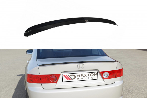 Spoiler CAP für HONDA ACCORD VII TYPE-S schwarz Hochglanz