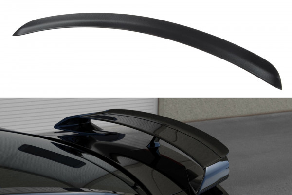 Spoiler CAP passend für NISSAN GT-R vor Facelift COUPE (R35-SERIES) (2007-2010) schwarz Hochglanz