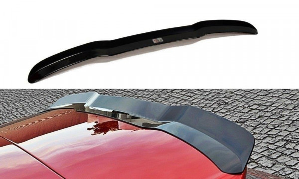 Spoiler CAP für Audi S3 / A3 S-Line 8V / 8V FL Hatchback / Sportback schwarz Hochglanz