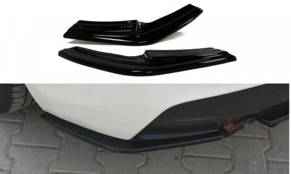 Heck Ansatz Flaps Diffusor für BMW 1er F20/F21 M-Power (vor Facelift) schwarz Hochglanz