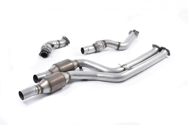 Milltek SSXBM1030 Large Bore Downpipes and Hi-Flow Sports Cats - BMW 3 Series F80 M3 & M3 Competiti